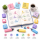 3D ilustrace Learning Mind Map s ikonami cílů, plánování, učení a pokroku, obklopená barevnými sticky notes a produktivními nástroji